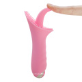 Vibrador de punto G de silicona, masaje de lengua recargable, vibrador de 10 velocidades, estimulador de clítoris silencioso, juguetes sexuales para mujeres